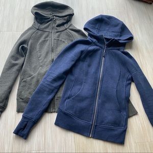 Set of 2 Scuba Hoodies (Size 4 and Size 2)